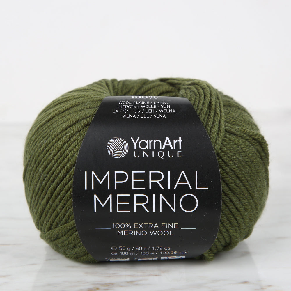 YarnArt IMPERIAL MERINO Yeşil El Örgü İpi - 3334